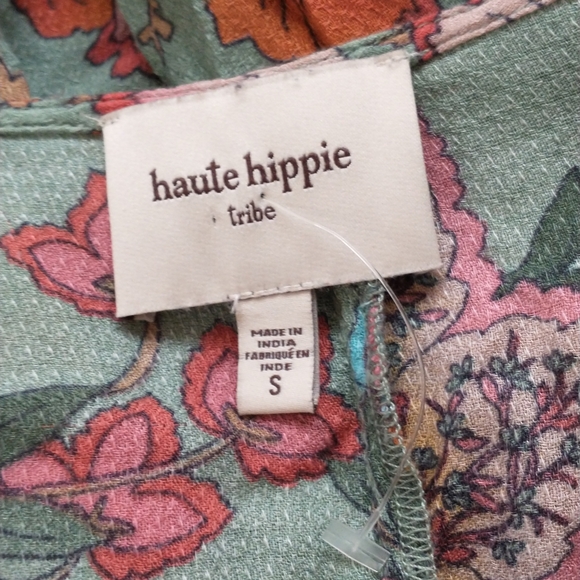 New Haute Hippie Tribe Floral Kimono Cardigan S - Picture 6 of 9